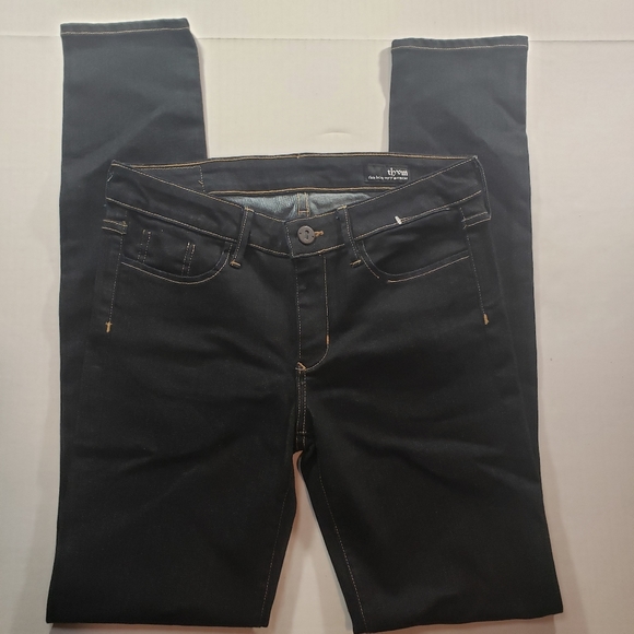 NWOT Women's thvm Dark Denim Skinny Jeans - Picture 2 of 7